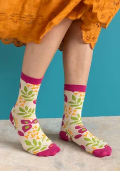 Chaussettes ”Ophelia” en coton biologique - multicolore
