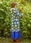 “Sunflower” jersey dress in lyocell/spandex (cornflower blue M)