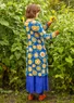Trikotkleid „Sunflower“ aus Lyocell/Elasthan (kornblumenblau M)