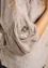 Linnen blouse (licht warmgrijs/gestreept S)