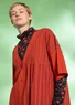 “Sofia” organic cotton smock blouse (madder red M)