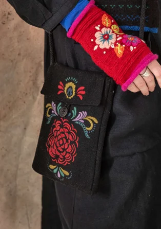 Sac "Oda" en laine feutrée - noir