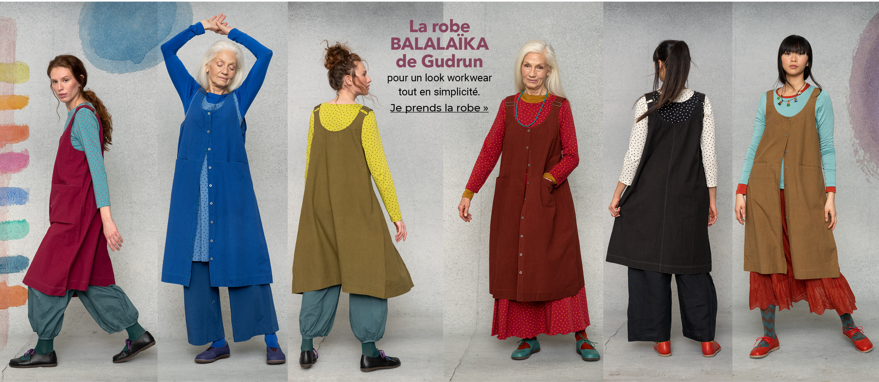 La robe balalaïka de Gudrun 
