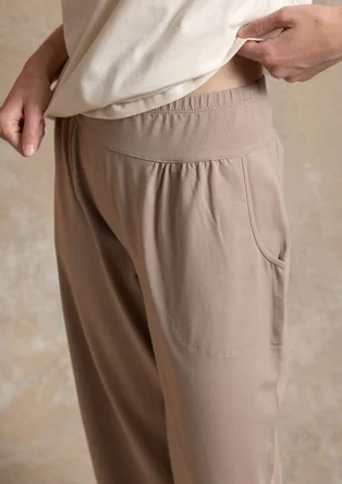 Trikåbyxa i ekologisk bomull/elastan - kashish