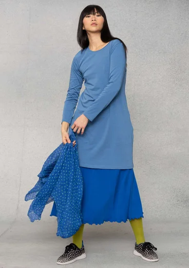 Trikotskjørt «Pytte» i økologisk bomull / modal / elastan - kleinblå