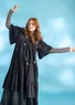 Jersey dress in cotton/modal (black XL)