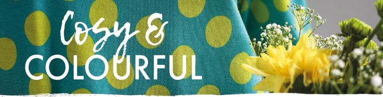 Cozy & colourful banner
