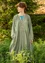 Geweven jurk "Ottilia" van biologisch katoen (donkernaturel XS)