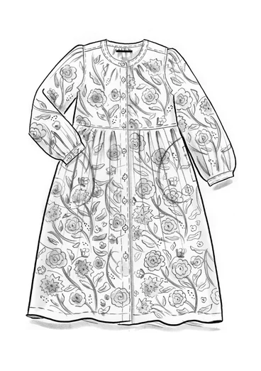 Robe tissé "Moonlight" en viscose/lin - lupin