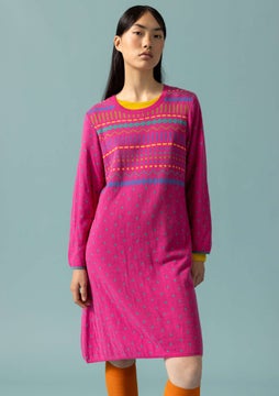 Elsie knit fabric tunic hibiscus
