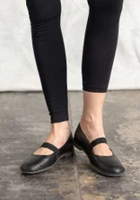 Ballerinas aus Nappaleder - schwarz