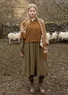 Strickpullover „Hildur“ aus Wolle (messing-melange L)