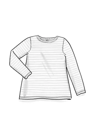 Basic-Streifenshirt aus Bio-Baumwolle - alpenveilchen-kirschblüte