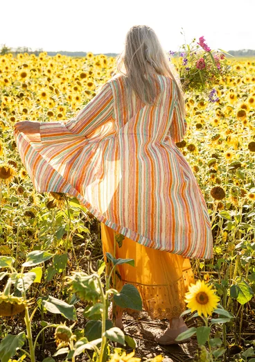 “Furilden” woven organic cotton dress - masala