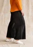 Pantalon en velours de coton biologique/polyester recyclé (noir M)