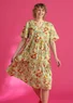 “Sommaräng” woven organic cotton/modal dress (pistachio M)