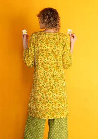 Gebreide tuniek "Heera" van biologisch katoen - mango