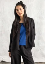 Jerseyjacke aus Bio-Baumwolle - schwarz