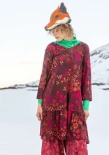“Yura” organic lyocell/elastane jersey dress - aubergine