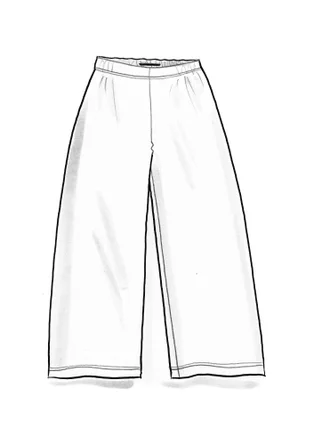 Pantalon en jersey de lyocell/élasthanne - plumes