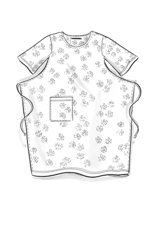 Robe "Corallo" en jersey de coton biologique - écru