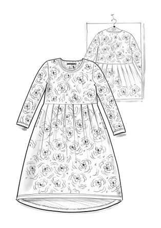 Jerseykleid „Amandine“ aus Bio-Baumwolle/Modal - schwarz