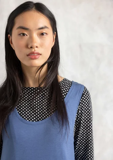 Jersey dress in lyocell/spandex - mountain blue