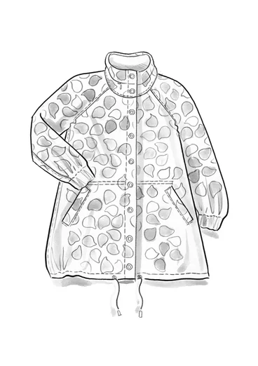 “Serafina” windcheater in recycled polyamide - kiwi