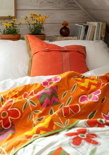 “Drömmar” organic cotton single bedspread - rowan