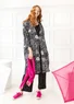 Kimono „Paraquite“ aus Öko-Baumwolle (schwarz L)