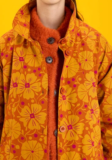 Kåpe «Cress» i økologisk bomull - henna