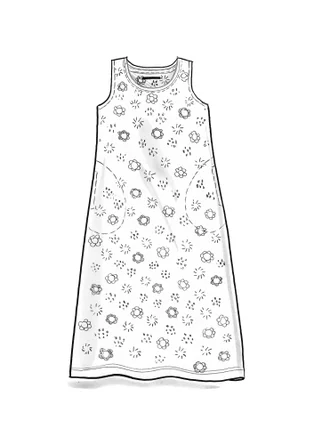 Jerseykleid „Sparkle“ aus Bio-Baumwolle - cerise