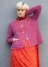 Strickjacke aus Alpakawollgemisch (erika L)