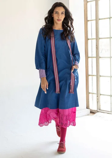 Woven organic cotton underskirt - cerise