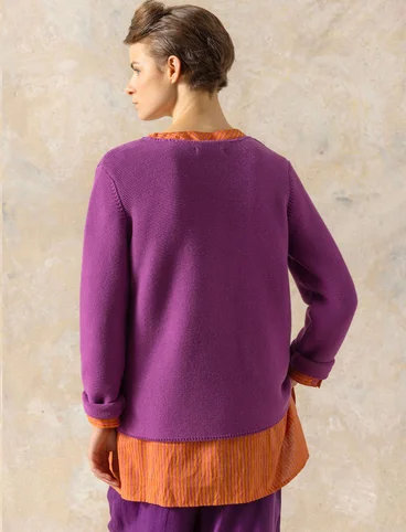 Sweater in recycled cotton - midsommarblomster