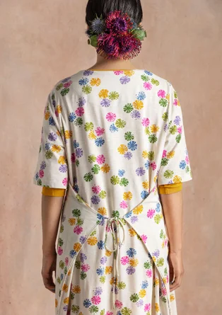 Robe "Corallo" en jersey de coton biologique - écru