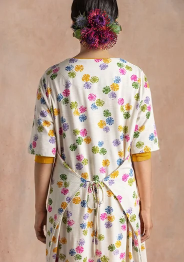 Robe "Corallo" en jersey de coton biologique - écru
