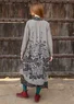 Robe "Autumn" en lin tissé (gris fer S)