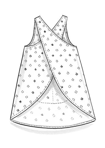Tablier "Elsa" en coton biologique - lys foncé