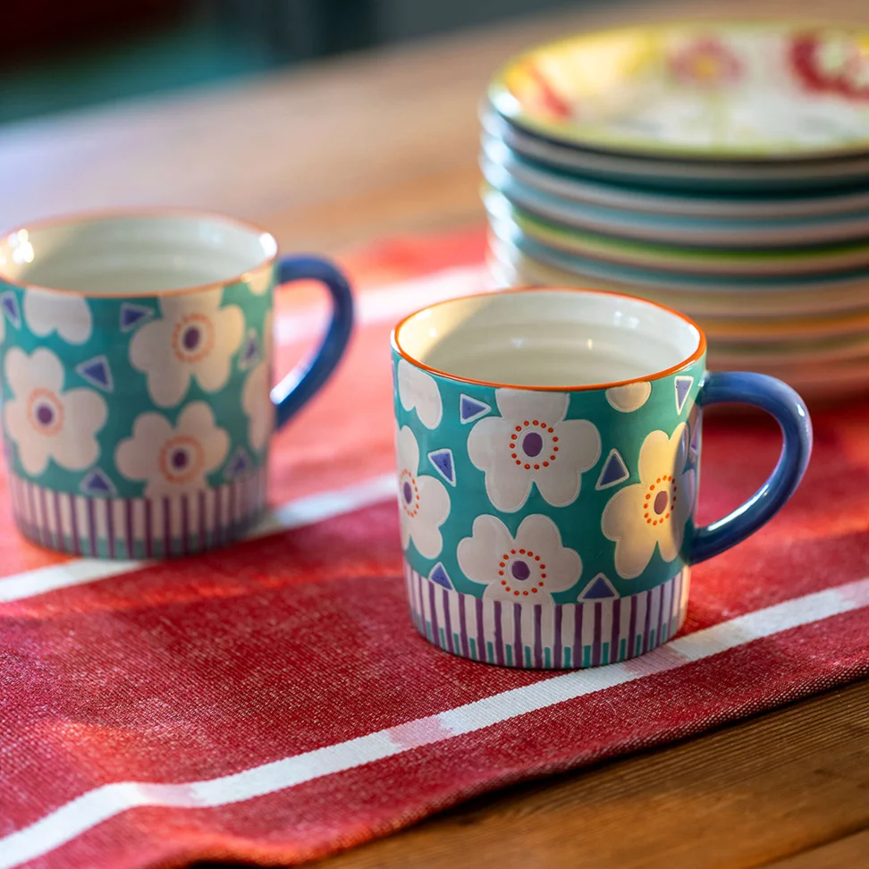 “Soni” ceramic mug - peppermint