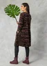 Velourskleid „Paraguay“ aus Bio-Baumwolle/Recycling-Polyester (maulbeere XS)