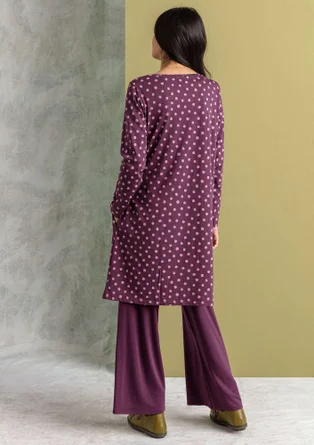 Tunique "Juliet" en jersey de coton biologique/modal - allium/motif