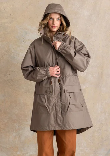 Parka „Vendela“ aus Bio-Baumwollgewebe - hellkartoffel