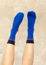 “Ebba” organic cotton socks (cobalt blue S/M)