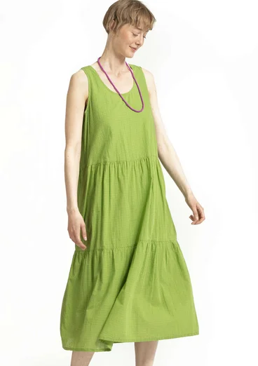 Robe "Check" en tissu de coton biologique - cigale