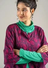 Geweven blouse "Kelly" van biologisch katoen - allium/dessin