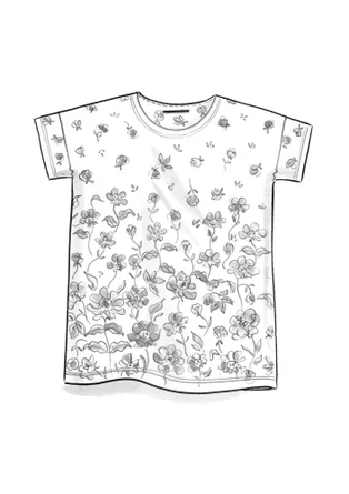 “Peony” organic cotton/modal t-shirt - 