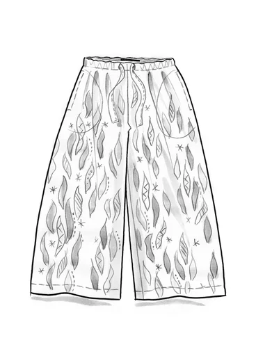 Webhose „Paris“ aus Bio-Baumwolle/Seide - indigofera