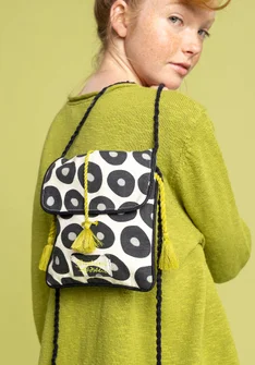 “Billie” organic cotton shoulder bag - ecru