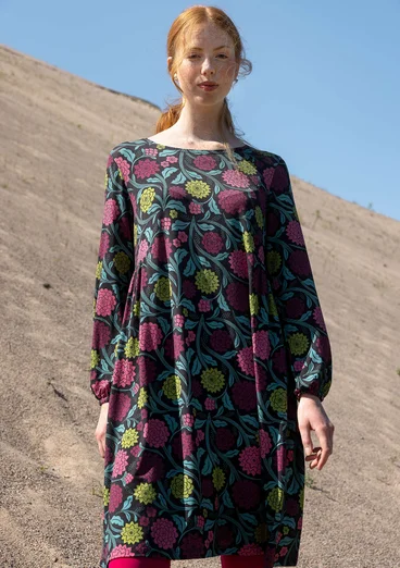 Robe "Pink Moon" en jersey de lyocell/élasthanne - noir